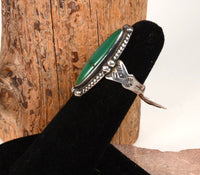 An Early Navajo ring; Fred Harvey style