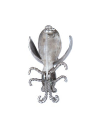 Navajo Fine Sterling Silver and Turquoise Bee Pin