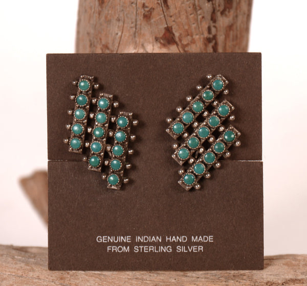 Vintage Navajo Turquoise Earrings