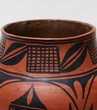 San Ildefonso Black and Red Pottry Olla Attrib. to Marianita Roybal
