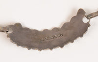 Zuni Channel Inlay Sunface Necklace by Juan and Charlene Chico