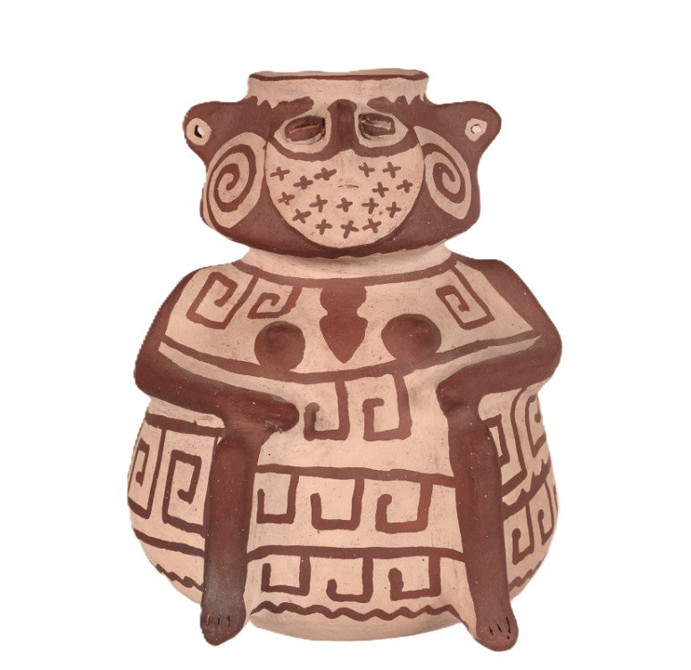 Hohokam Effigy Jar Revival Pottery By Paul and Laura Thornburg