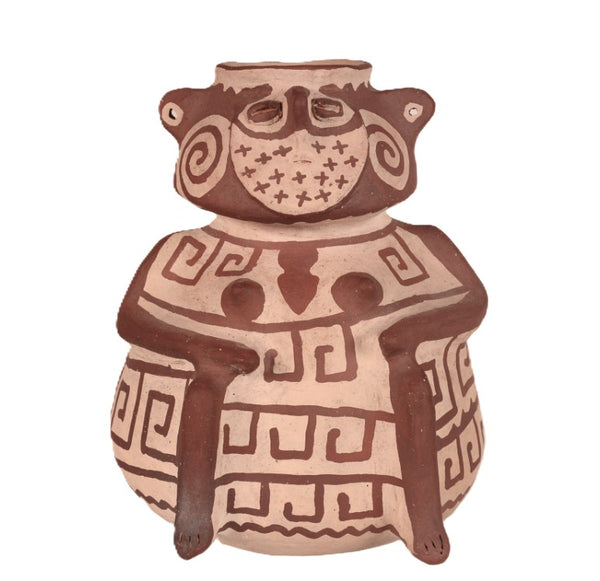 Hohokam Effigy Jar Revival Pottery By Paul and Laura Thornburg