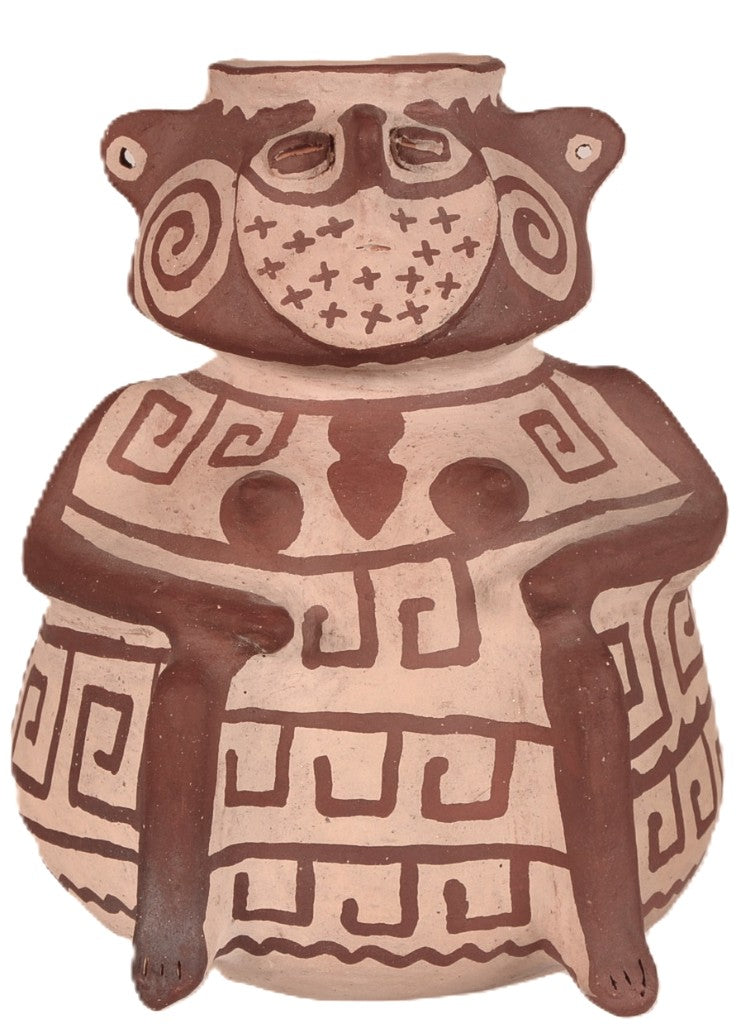 Hohokam Effigy Jar Revival Pottery By Paul and Laura Thornburg