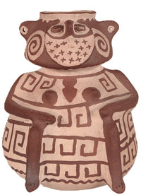 Hohokam Effigy Jar Revival Pottery By Paul and Laura Thornburg