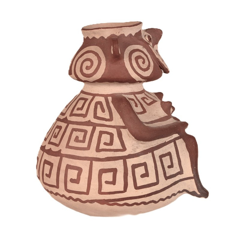 Hohokam Effigy Jar Revival Pottery By Paul and Laura Thornburg