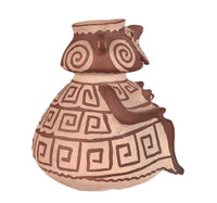 Hohokam Effigy Jar Revival Pottery By Paul and Laura Thornburg