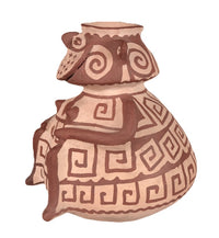 Hohokam Effigy Jar Revival Pottery By Paul and Laura Thornburg