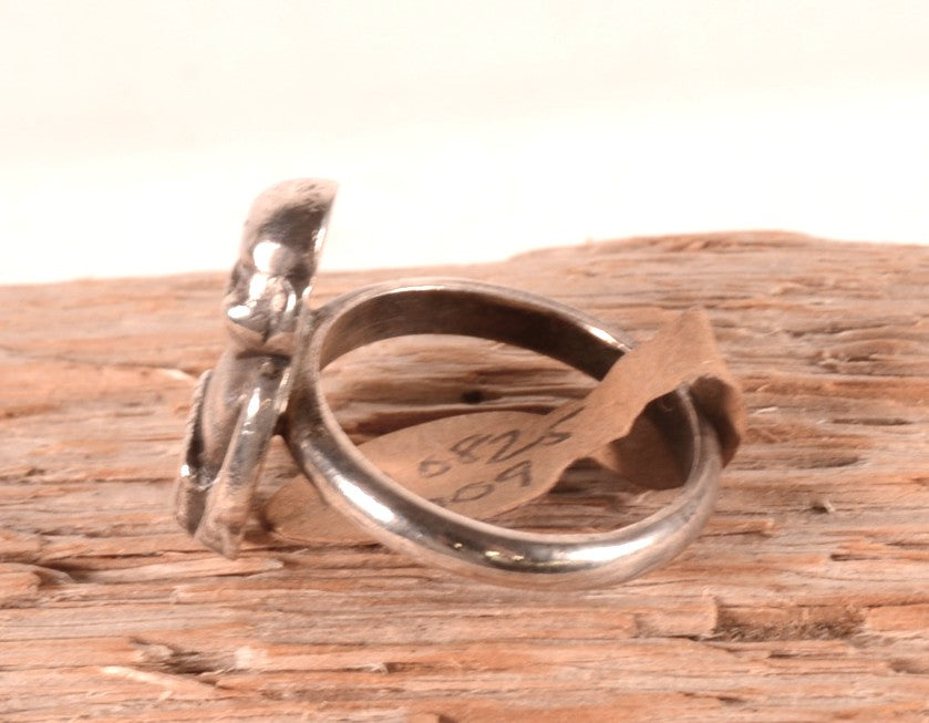 Inuit Billikin Sterling Silver Ring