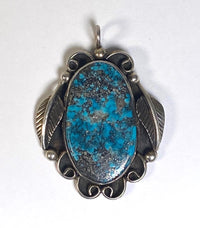 Navajo Red Mountain Turquoise Pendant