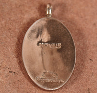 Hopi Pueblo Hand Pendant By Robert Suqnevahya