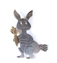 Vintage Mexico Silver and Brass Rabbit Pin