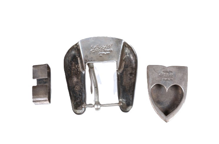 Sterling Silver and Brass Ranger Set By Lazy W Brand