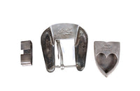 Sterling Silver and Brass Ranger Set By Lazy W Brand