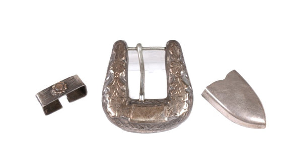 Sterling Silver and Brass Ranger Set By Lazy W Brand