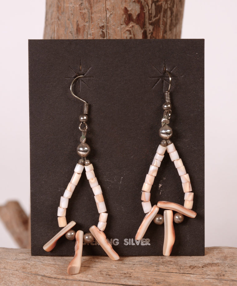 Zuni Pueblo Shell Earrings
