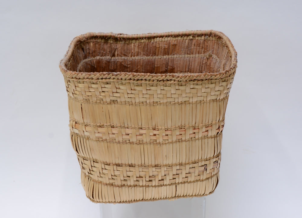 Antique Salish - Puyallup Plaited Indian Basket