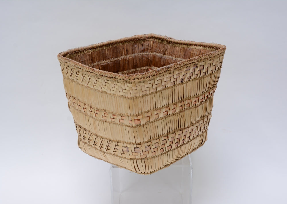 Antique Salish - Puyallup Plaited Indian Basket