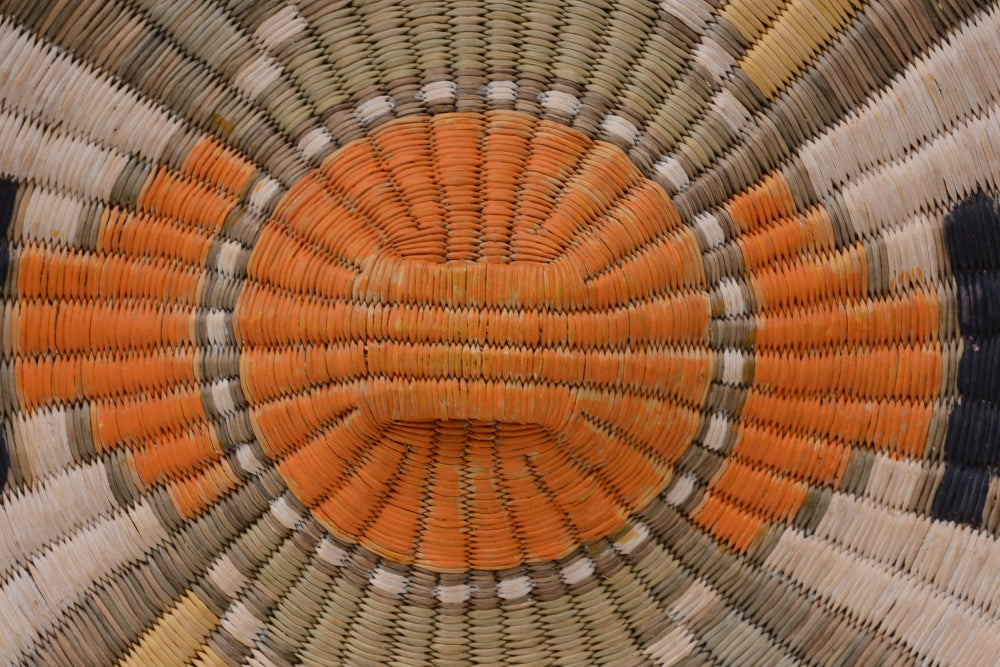 Hopi Wicker Basket Third Mesa