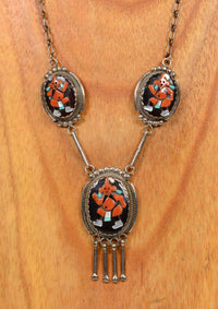 Zuni Mudhead Clown Necklace