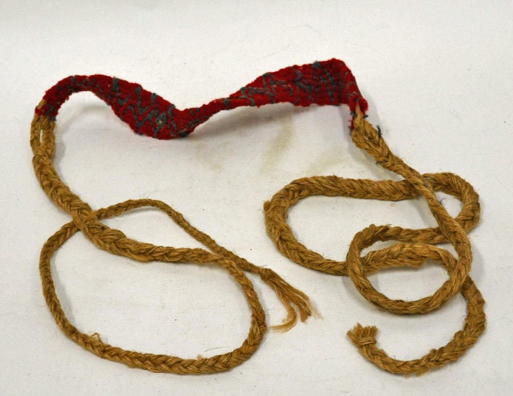 Very Large Coast Salish Burden Hard Basket with tump lines