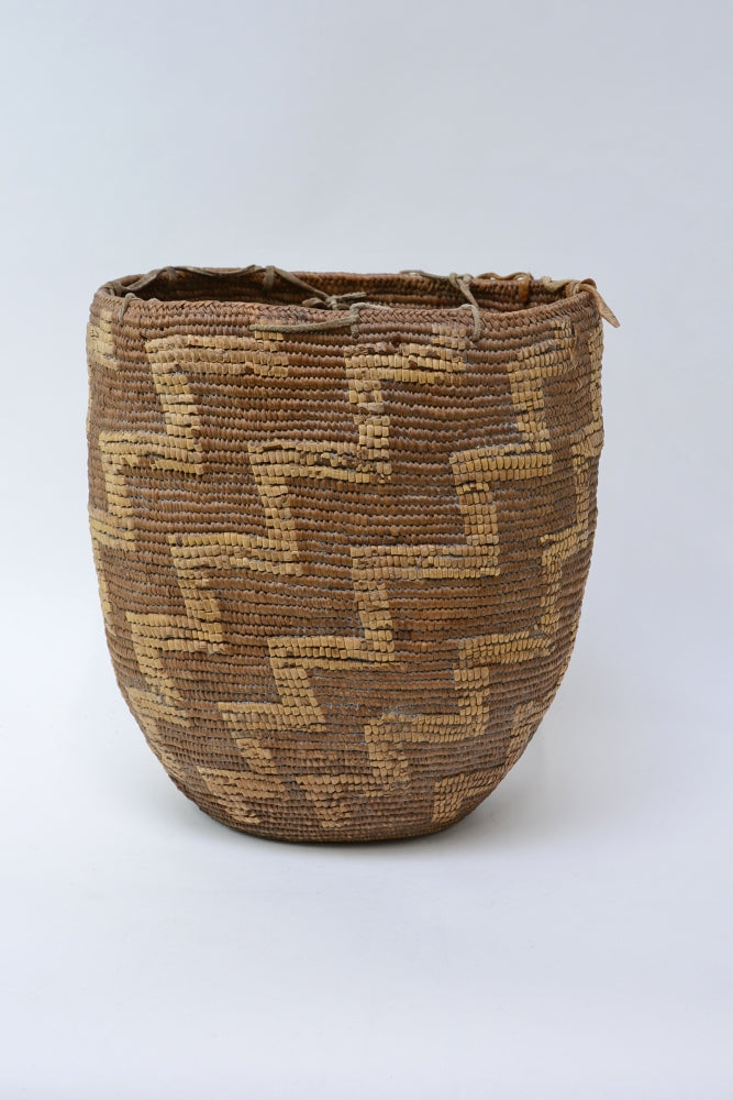 Antique Salish Burden Basket