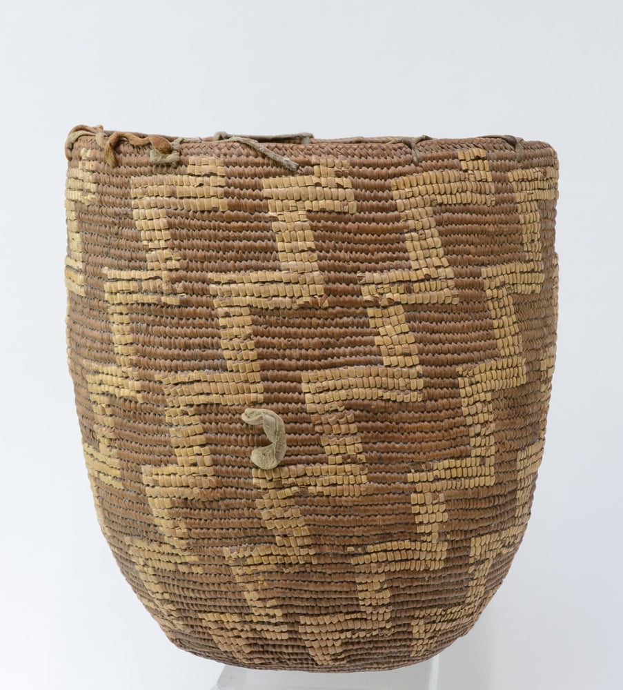 Antique Salish Burden Basket