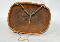 Antique Coast Thompson River Salish Creek Hard Basket w/o lid