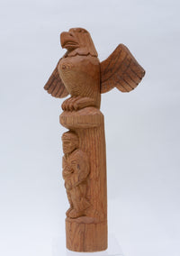 Coast Salish Wood Carving by Kelly Moses, Master Tualip Carver.
