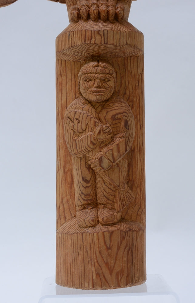 Coast Salish Wood Carving by Kelly Moses, Master Tualip Carver.