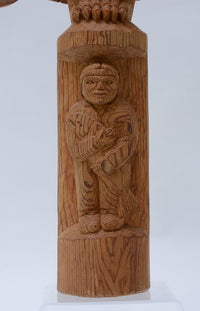 Coast Salish Wood Carving by Kelly Moses, Master Tualip Carver.