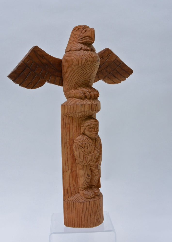 Coast Salish Wood Carving by Kelly Moses, Master Tualip Carver.