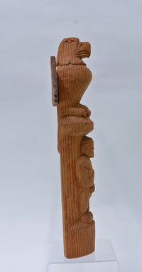Coast Salish Wood Carving by Kelly Moses, Master Tualip Carver.