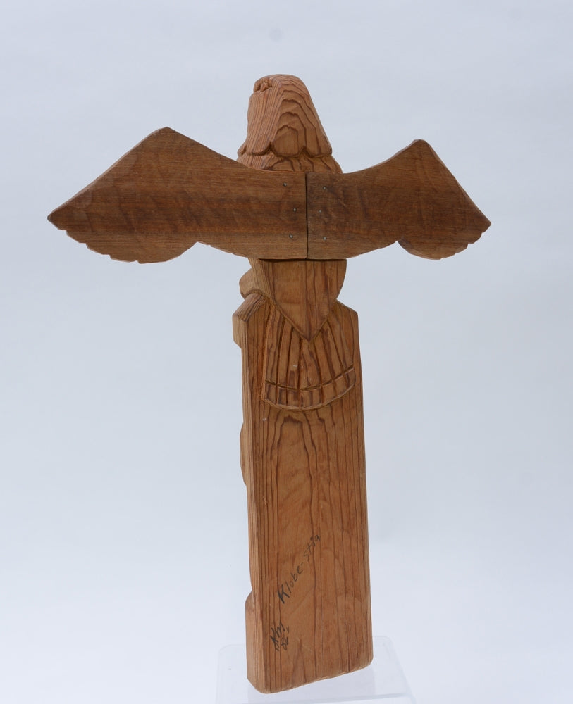 Coast Salish Wood Carving by Kelly Moses, Master Tualip Carver.