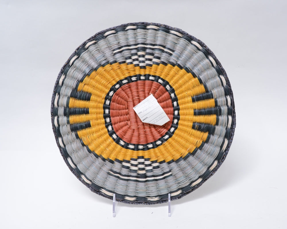 Antique Hopi Wicker Basketry Tray