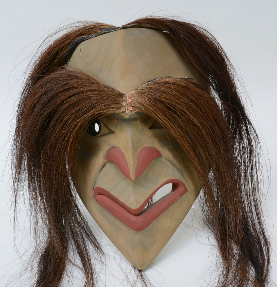 Nootka Ridicule Mask by Art Thompson, Nitinat, BC