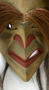 Nootka Ridicule Mask by Art Thompson, Nitinat, BC