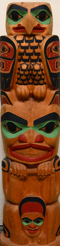 House Totem Pole by Mitchell Morrison