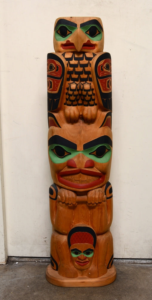 House Totem Pole by Mitchell Morrison