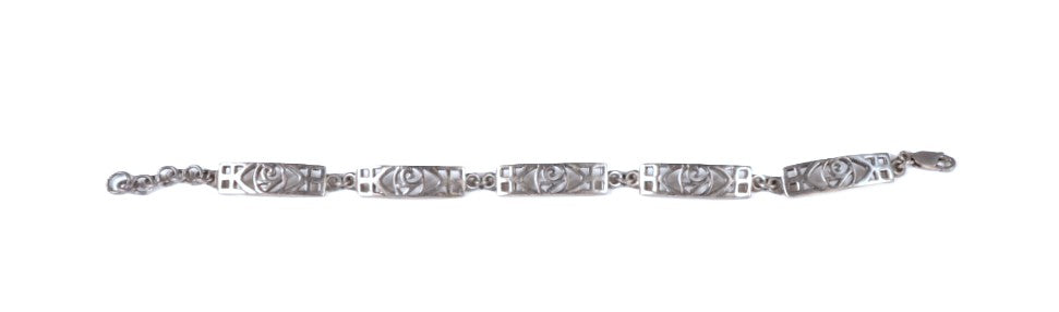 Mexico Silver Estate Link Bracelet