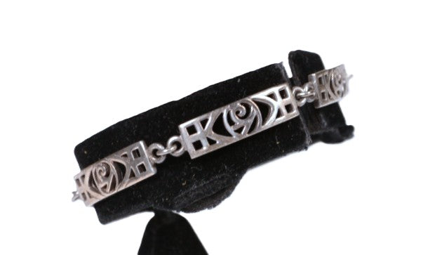 Mexico Silver Estate Link Bracelet