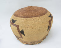 Fine Northern California Vintage Native Basketry    Very Large Karuk / Yurok Indian Basket