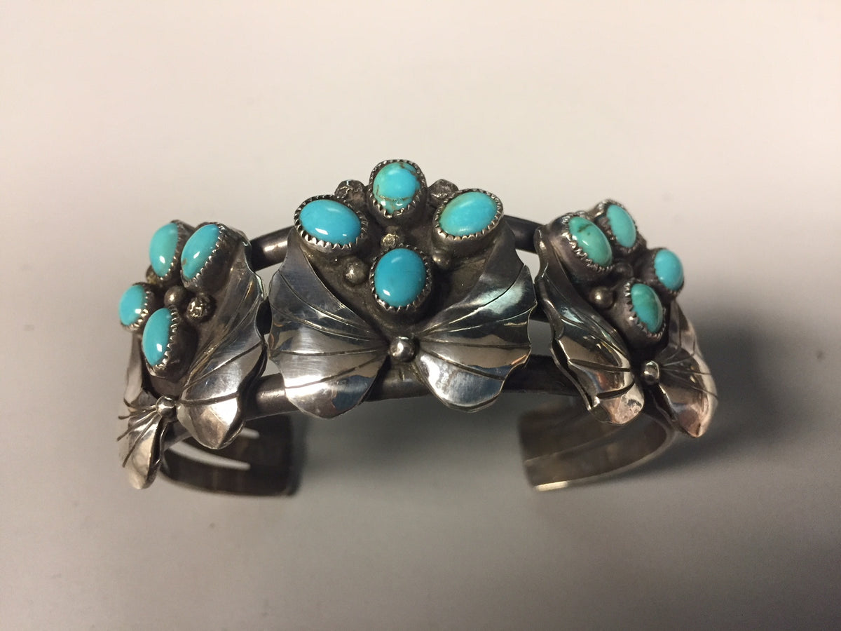 Navajo Bracelet by Anna Begay; Hallmarked AB