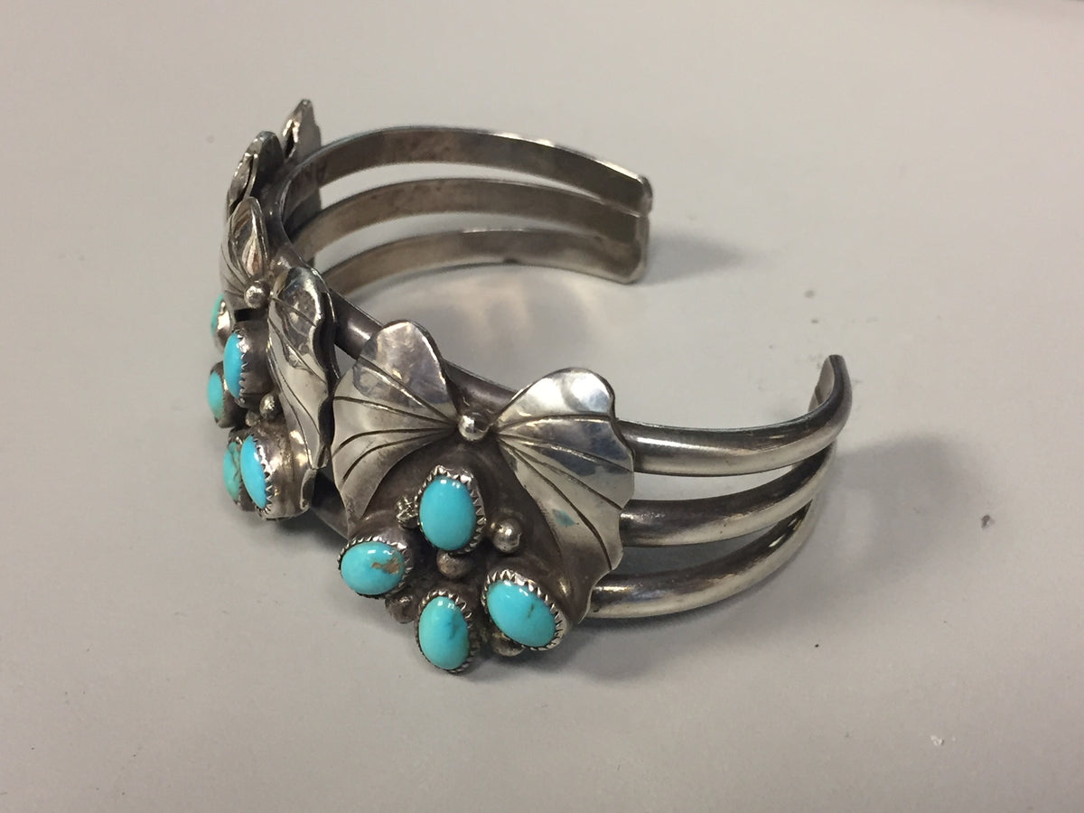 Navajo Bracelet by Anna Begay; Hallmarked AB
