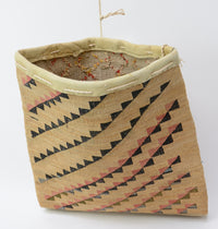 Antique Large Nez Perce Corn Husk Root Bag