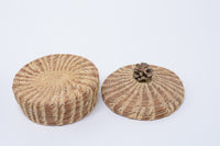 Antique Appalachian Pine Needle and Cone Basket