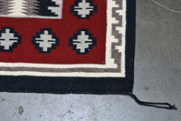 Fine Navajo Rug Storm Pattern by Elona Yazzie
