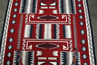 Fine Navajo Rug Storm Pattern by Elona Yazzie