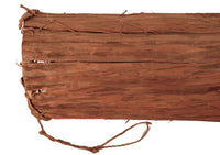 Large Mid Columbia River Folded Cedar Bark Basket with Twine Handle
