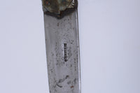 Plains Dag Knife with beaded sheath with turtle handle